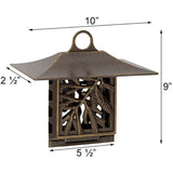 Whitehall Pinecone Suet Bird Feeder, French Bronze