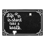 Whitehall Life is Short Take a Walk Wall Plaque with Photo Clip and Leash Hook (7 Styles Available)