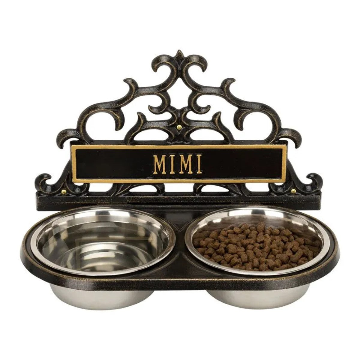 Whitehall Personalized Wall Pet Bowl Feeder