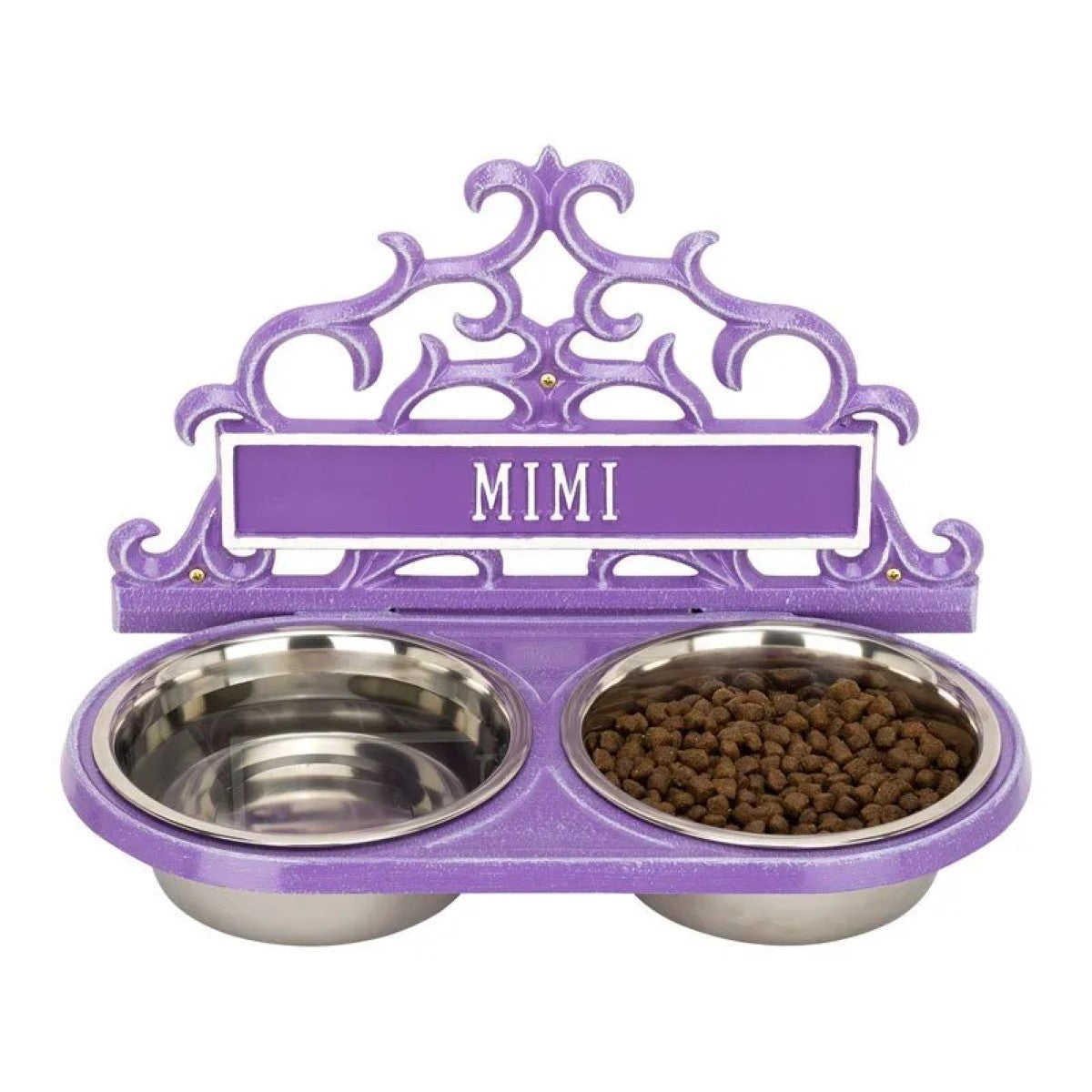 Whitehall Personalized Wall Pet Bowl Feeder