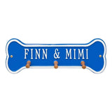 Whitehall Bone Leash Holder Personalized Wall Plaque